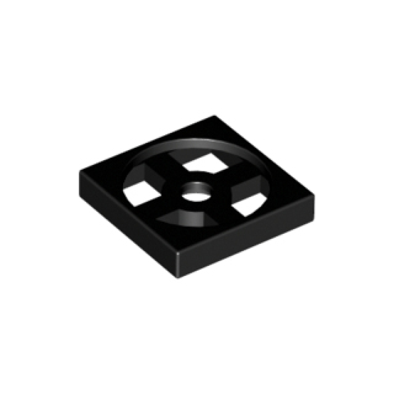 Draaischijf 2x2 basis Black